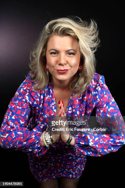 Cindy Lopes poses during a portrait session in Paris, France on .