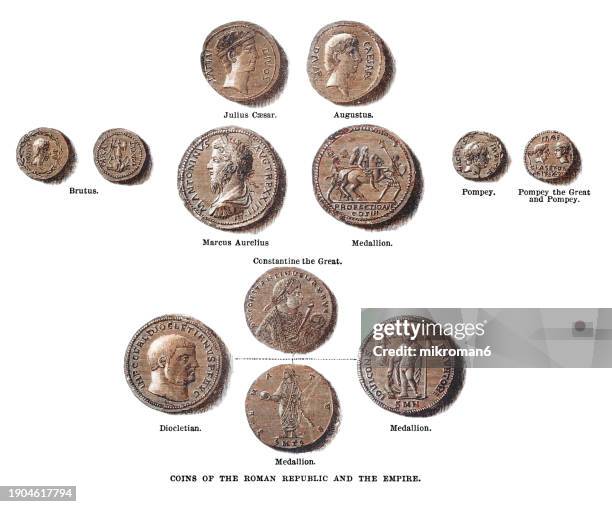Roman Coin Roma 2,214 Ancient Roman Coins Stock Photos, High-Res Pictures, and Images ...