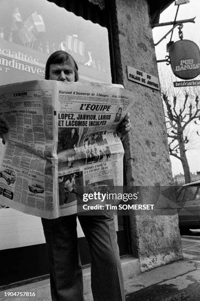 Couverture du magazine "l'Equipe" le 26 janvier 1984.