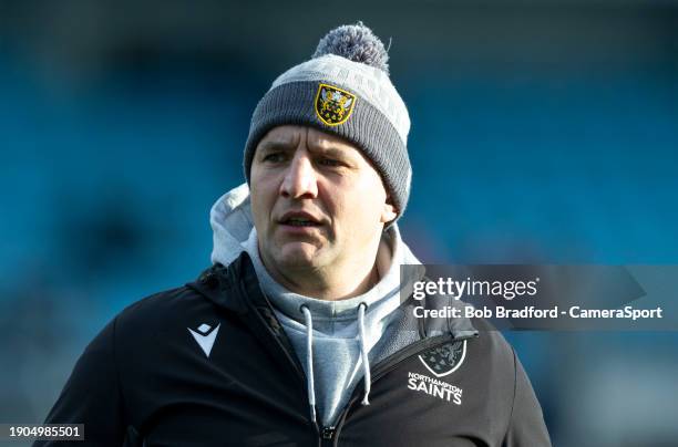 Northampton Saints' Director of Rugby Phil Dowson during the Gallagher Premiership Rugby match between Exeter Chiefs and Northampton Saints at Sandy...