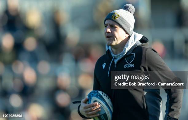 Northampton Saints' Director of Rugby Phil Dowson during the Gallagher Premiership Rugby match between Exeter Chiefs and Northampton Saints at Sandy...