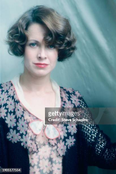 Portrait of American actress Catherine Hicks during the filming of 'The Razor's Edge' , Los Angeles, California, 1983.
