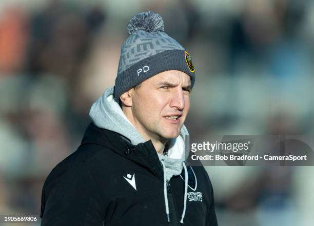 Northampton Saints' Director of Rugby Phil Dowson during the Gallagher Premiership Rugby match between Exeter Chiefs and Northampton Saints at Sandy...