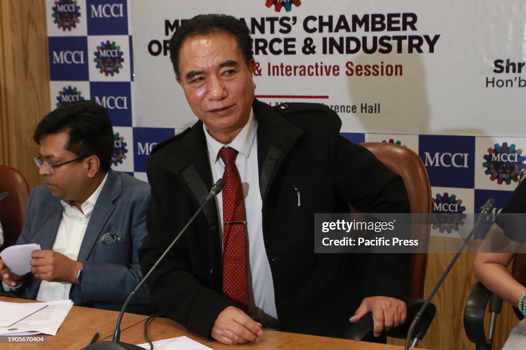 Mizoram Chief Minister Lalduhoma speaks during an...