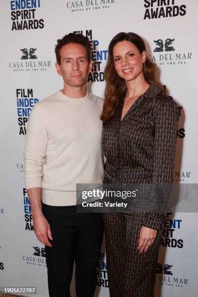 Glenn Howerton and Jill Latiano at the 2024 Film Independent Spirit Awards Nominee Brunch held at Hotel Casa del Mar on January 6, 2024 in Santa...