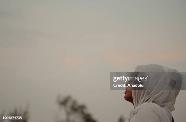 Ethiopian Orthodox Christians take part in a mass at Meskel Square to celebrate Christmas in Addis Ababa, Ethiopia on January 06, 2024.