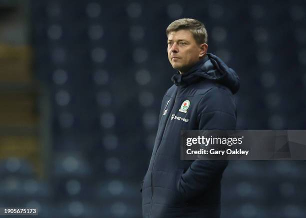 Blackburn Rovers Manager Jon Dahl Tomasson during the Emirates FA Cup Third Round match between Blackburn Rovers and Cambridge United at Ewood Park...