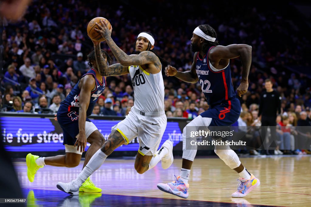 Utah Jazz v Philadelphia 76ers
