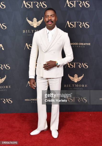 Colman Domingo at the Astra Film Awards held at the Biltmore Hotel on January 6, 2024 in Los Angeles, California