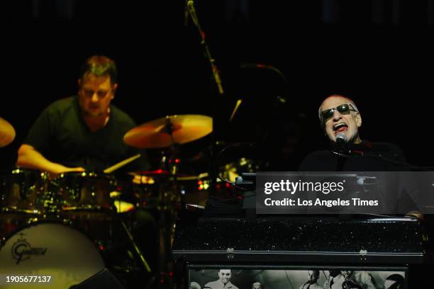 Inglewood, CA Donald Fagen, of Steely Dan, performs during the Eagles farewell tour Kia Forum on Friday, Jan. 5, 2024 in Inglewood, CA.