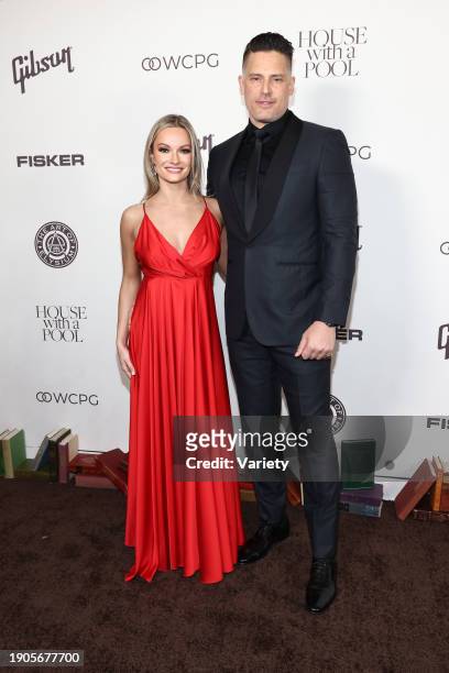 Caitlin O'Connor and Joe Manganiello at The Art of Elysium's 2024 Heaven Gala held at The Wiltern on January 6, 2024 in Los Angeles, California.