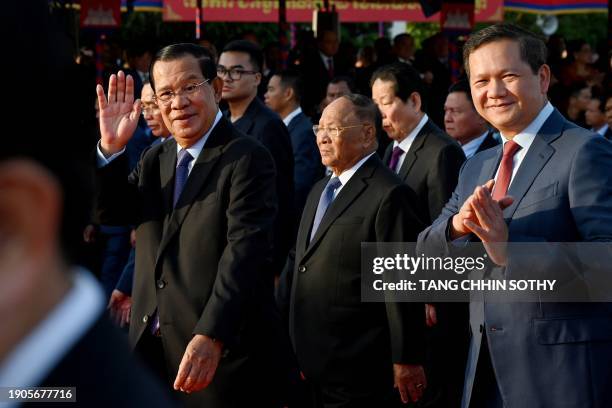 Hun San 1,757 President Of Cambodia Hun Sen Stock Photos, High-Res Pictures ...