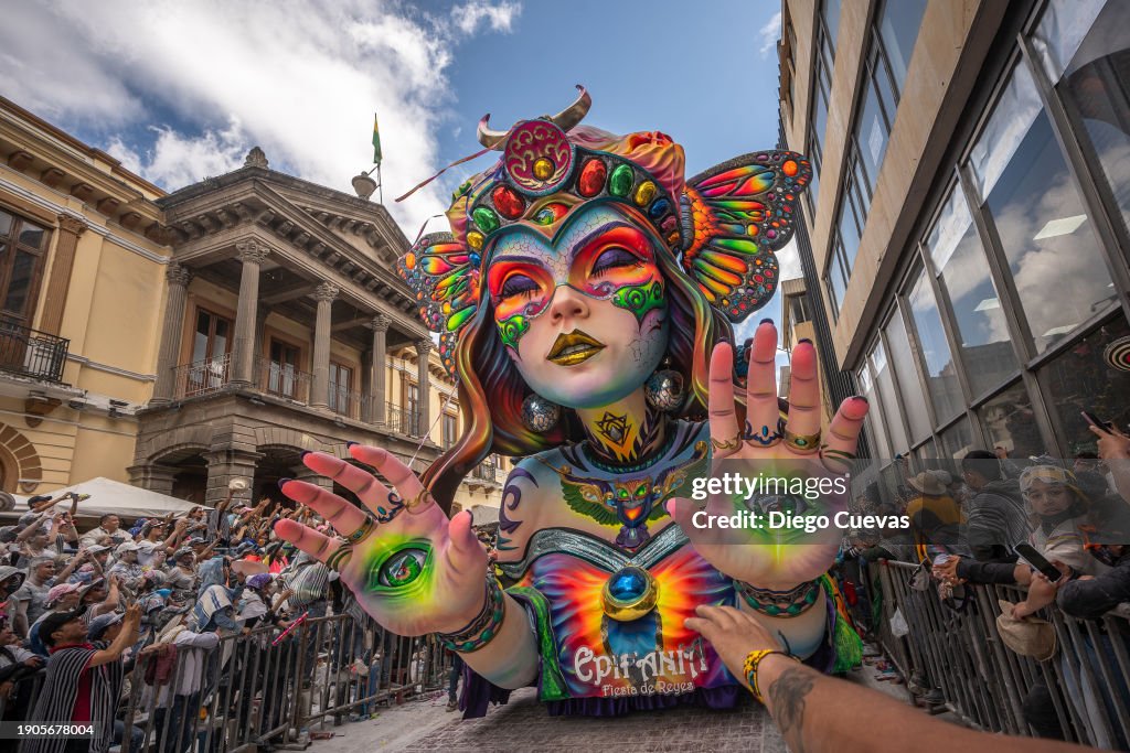 Colombians Celebrate Traditional Blacks and Whites' Carnival