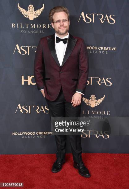 Adam Conover at the Astra Film Awards held at the Biltmore Hotel on January 6, 2024 in Los Angeles, California