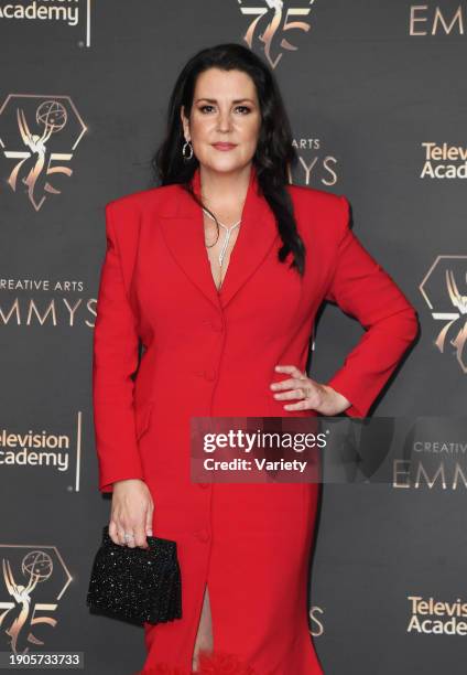 Melanie Lynskey at the 75th Creative Arts Emmy Awards held at the Peacock Theater at L.A. Live on January 6, 2023 in Los Angeles, California.