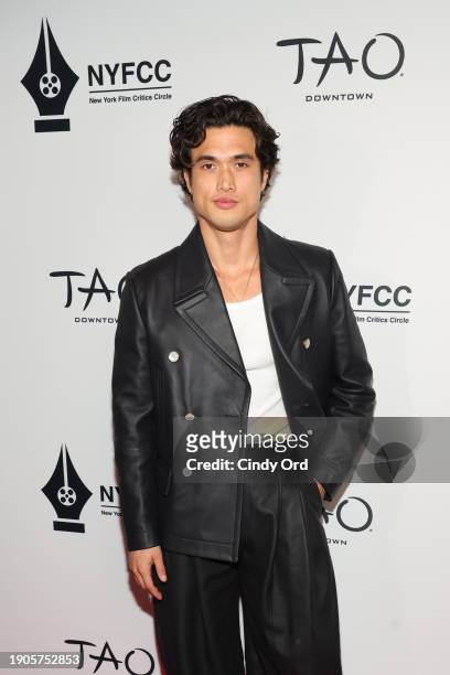 Charles Melton attends the 2024 New York Film Critics Circle Awards at TAO Downtown on January 03, 2024 in New York City.