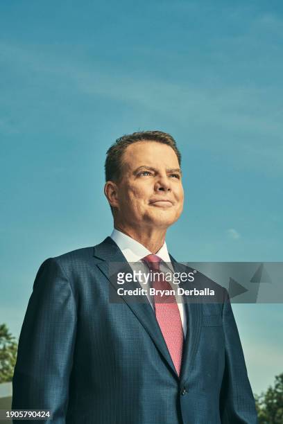 News anchor Shepard Smith is photographed for New York Times on September 25, 2020 in Englewood Cliffs, New Jersey.