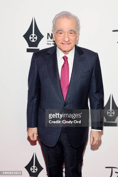 Martin Scorsese attends the 2024 New York Film Critics Circle Awards at TAO Downtown on January 03, 2024 in New York City.