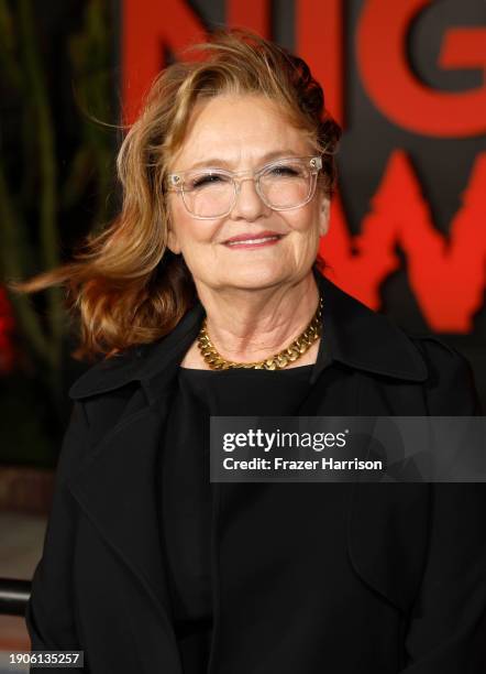 Nancy Lenehan attends the Los Angeles premiere of Universal Pictures' "Night Swim" at Hotel Figueroa on January 03, 2024 in Los Angeles, California.