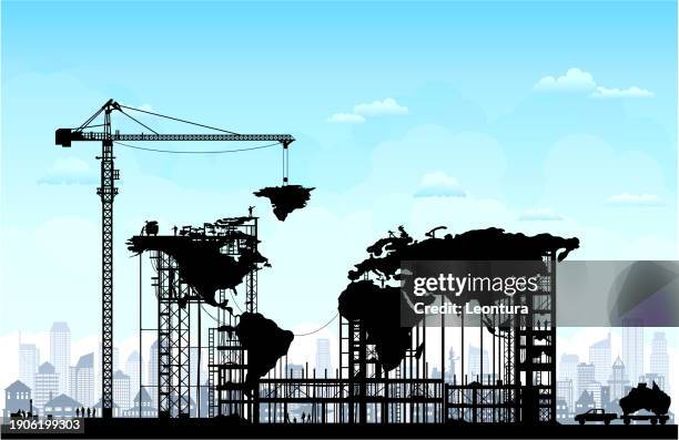 eine neue welt - internationale-finanzen stock-grafiken, -clipart, -cartoons und -symbole