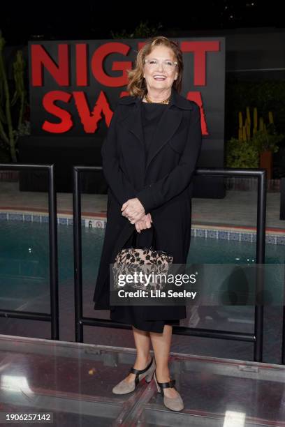 Nancy Lenehan attends the Los Angeles Premiere Of Universal Pictures' "Night Swim" at Hotel Figueroa on January 03, 2024 in Los Angeles, California.