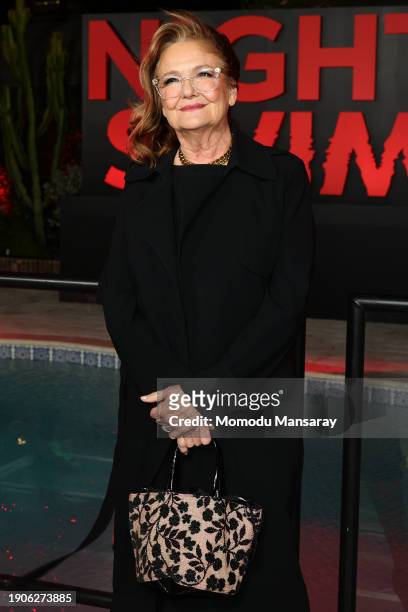 Nancy Lenehan attends the Los Angeles premiere of Universal Pictures' "Night Swim" at Hotel Figueroa on January 03, 2024 in Los Angeles, California.