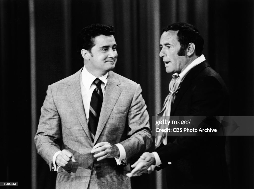 Regis Philbin & Joey Bishop onstage