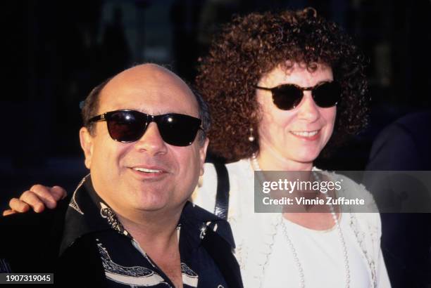 Married couple, actors Danny DeVito and Rhea Perlman, attend the "Renaissance Man" Los Angeles Premiere at the Cinerama Dome in Los Angeles,...