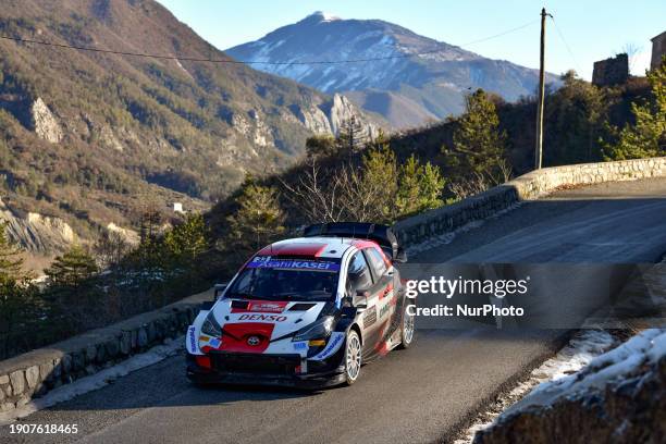 Evans Elfyn and Martin Scott are facing the fourth day of the race in their Toyota Yaris WRC for Team Toyota Gazoo Racing WRT during the FIA World...