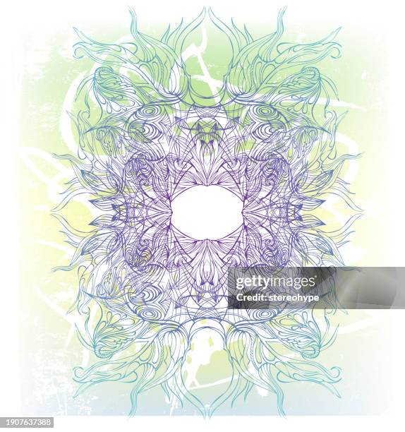 butterfly portal - spider web infographic stock illustrations