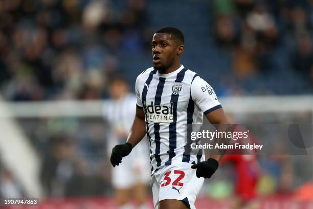 Jovan Malcolm of West Bromwich Albion during the Emirates FA Cup Third Round match between West Bromwich Albion and Aldershot Town at The Hawthorns...