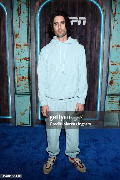 Tyson Ritter of The All-American Rejects attends the Allstate Party at the Playoff hosted by ESPN & College Football Playoff at POST Houston on...