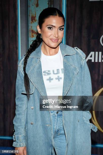 Molly Qerim attends the Allstate Party at the Playoff hosted by ESPN & College Football Playoff at POST Houston on January 06, 2024 in Houston, Texas.