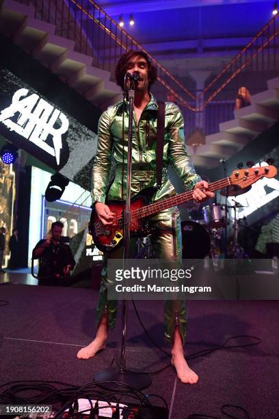 Tyson Ritter of The All-American Rejects performs onstage during the Allstate Party at the Playoff hosted by ESPN & College Football Playoff at POST...