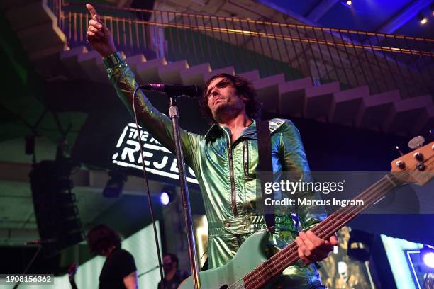 Tyson Ritter of The All-American Rejects performs onstage during the Allstate Party at the Playoff hosted by ESPN & College Football Playoff at POST...
