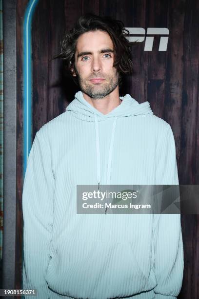 Tyson Ritter of The All-American Rejects attends the Allstate Party at the Playoff hosted by ESPN & College Football Playoff at POST Houston on...