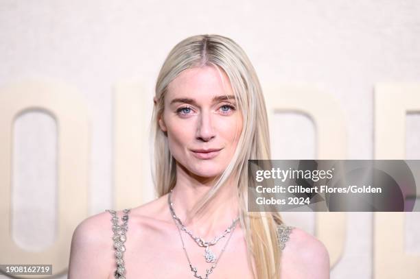 Elizabeth Debicki at the 81st Golden Globe Awards held at the Beverly Hilton Hotel on January 7, 2024 in Beverly Hills, California.