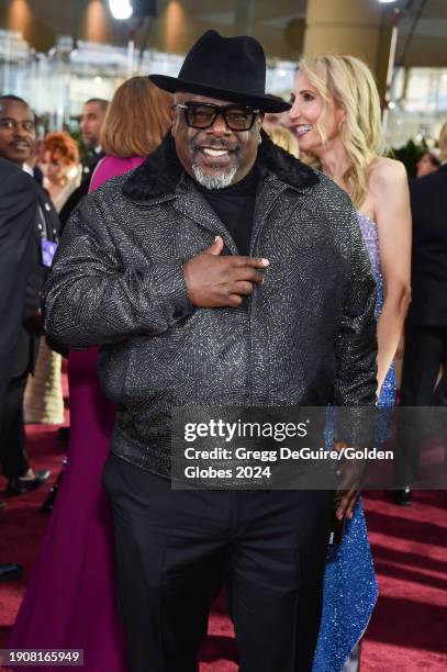 Cedric the Entertainer at the 81st Golden Globe Awards held at the Beverly Hilton Hotel on January 7, 2024 in Beverly Hills, California.