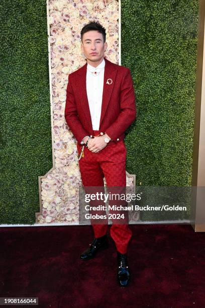Barry Keoghan at the 81st Golden Globe Awards held at the Beverly Hilton Hotel on January 7, 2024 in Beverly Hills, California.