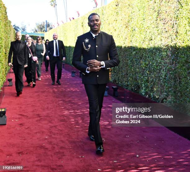 Colman Domingo at the 81st Golden Globe Awards held at the Beverly Hilton Hotel on January 7, 2024 in Beverly Hills, California.