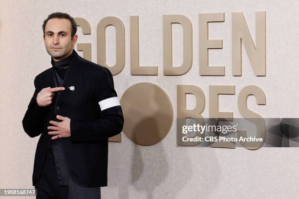 Khalid Abdalla at the 81st Golden Globe Awards held at the Beverly Hilton in Beverly Hills, California on Sunday, January 7, 2024.
