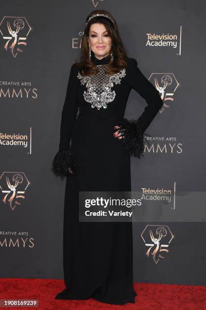 Lisa Vanderpump at the 75th Creative Arts Emmy Awards held at the Peacock Theater at L.A. Live on January 7, 2023 in Los Angeles, California.