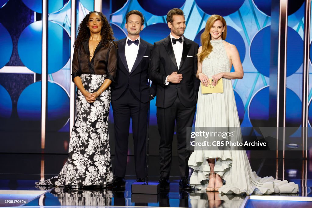 Gabriel Rafferty Gina Torres, Sarah Rafferty, Patrick Adams and Gabriel Macht at the ...