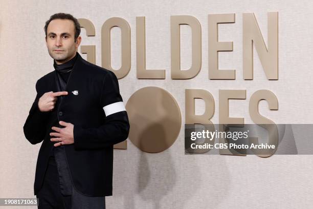 Khalid Abdalla at the 81st Golden Globe Awards held at the Beverly Hilton in Beverly Hills, California on Sunday, January 7, 2024.