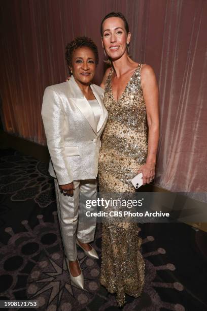 Wanda Sykes and Alex Niedbalski at the 81st Annual Golden Globe Awards, airing live from the Beverly Hilton in Beverly Hills, California on Sunday,...