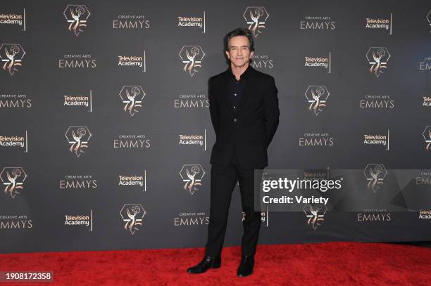 Jeff Probst at the 75th Creative Arts Emmy Awards held at the Peacock Theater at L.A. Live on January 7, 2023 in Los Angeles, California.