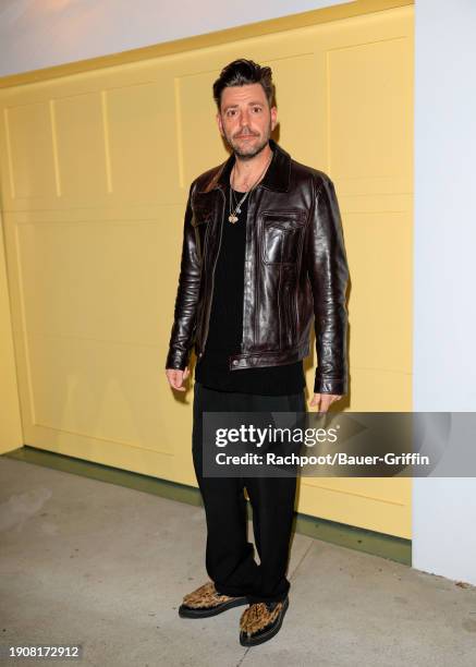 Ryan Good is seen arriving to Vas Morgan And Michael Brown's 2024 Golden Globe Awards Party on January 07, 2024 in Los Angeles, California.