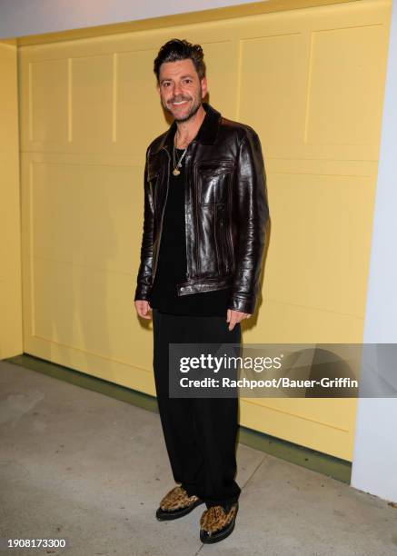 Ryan Good is seen arriving to Vas Morgan And Michael Brown's 2024 Golden Globe Awards Party on January 07, 2024 in Los Angeles, California.