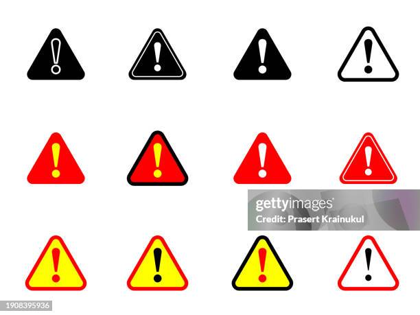 danger sign, warning sign, - icons stock pictures, royalty-free photos & images