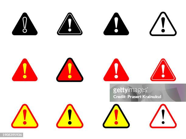 danger sign, warning sign, - alarme imagens e fotografias de stock